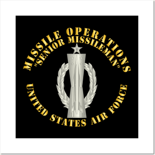 USAF - Missile Operations - Missileman - Senior Posters and Art